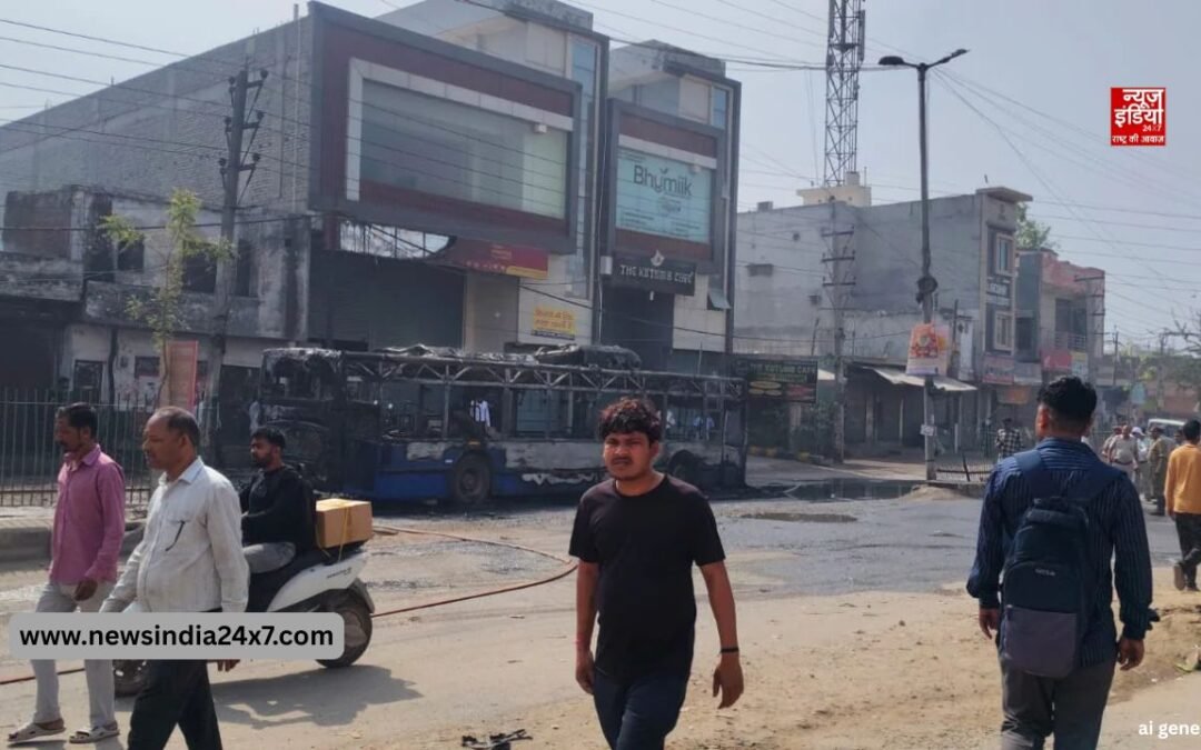 DTC बस ने नांगलोई-नजफगढ़ रोड पर स्कूटी चालक व ई-रिक्शा को मारी टक्कर, हादसे में 3 लोगों की हुई मौत; कई घायल