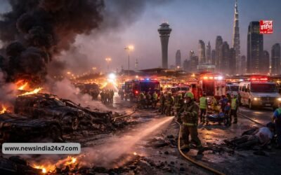 UAE पर ड्रोन और मिसाइलों की बौछार, दुबई एयरपोर्ट के पास हादसा, भारतीय नागरिक समेत 4 घायल