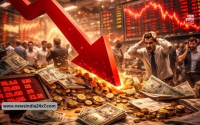Stock Market Crash: सेंसेक्स 1300 अंक लुढ़का, निवेशकों के 5 लाख करोड़ रुपये डूबे, जानिए गिरावट की वजह