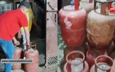 गैस संकट के बीच बड़ा खुलासा! नेता के घर से मिले 55 भरे LPG सिलेंडर, जमाखोरी के शक ने मचाया हड़कंप