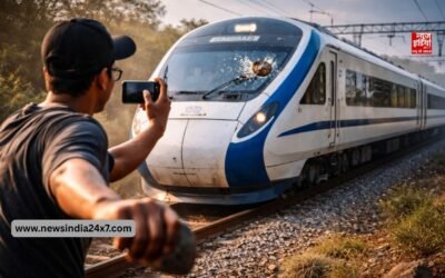 वायरल होने का जुनून बना अपराध! मोबाइल कैमरे में वीडियो बनाकर वंदे भारत ट्रेन पर बरसाए पत्थर