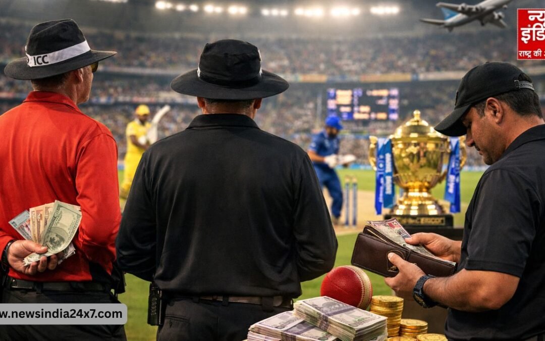 मैदान पर खामोश फैसले, लेकिन कमाई करोड़ों जैसी, IPL 2026 में अंपायर्स की सैलरी सुनकर चौंक जाएंगे आप