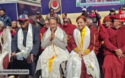 लेह में उमड़ा जनसैलाब, रिहाई के बाद लौटे सोनम वांगचुक का भव्य स्वागत, एयरपोर्ट से मैदान तक गूंजा उत्साह