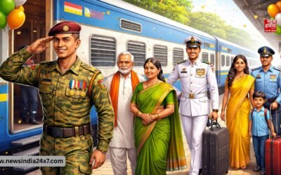 परिवार का AC ट्रेन सफर फ्री, वीरता पदक जवानों को मिला बड़ा अधिकार