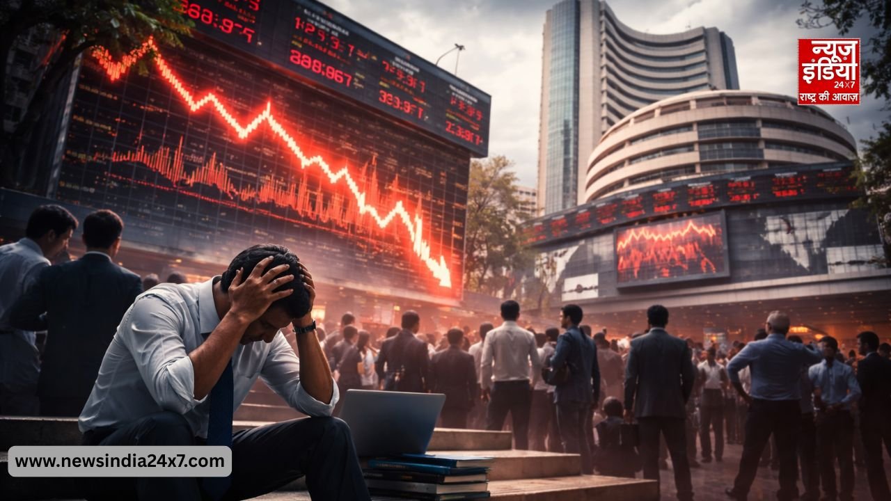 सेंसेक्स-निफ्टी धड़ाम, सेंसेक्स-निफ्टी धड़ाम,