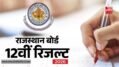 Rajasthan Board 12th Result: