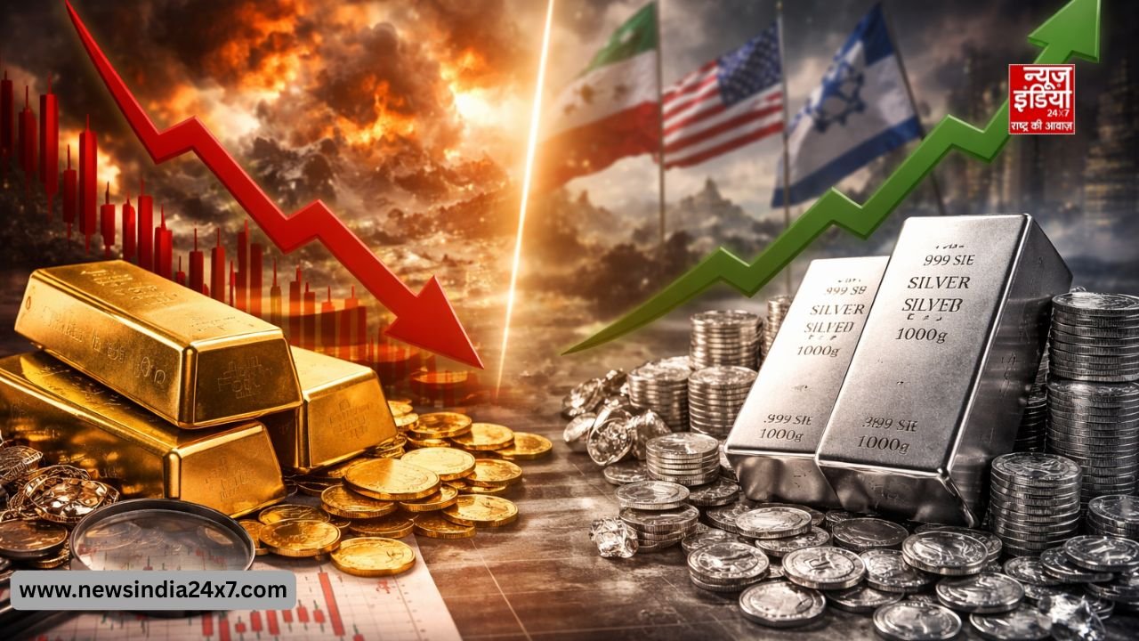 सोना धड़ाम, चांदी संभली!