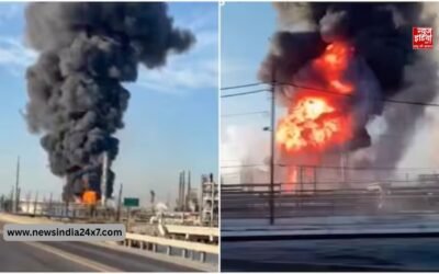 टेक्सास में वैलेरो की तेल रिफाइनरी में भीषण विस्फोट, इलाके में मची अफरा-तफरी