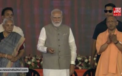 PM मोदी ने जेवर एयरपोर्ट के पहले चरण का उद्घाटन किया