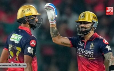 RCB ने 202 रनों का टार्गेट 15.4 ओवर में किया चेज़, पहले मैच में SRH को मिली हार; विराट कोहली का रिएक्शन हुआ वायरल