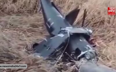 मानवरहित विमान का प्रोटोटाइप इटावा में हुआ क्रैश, सैफई हवाई पट्टी से टेस्टिंग के दौरान गिरा UAV