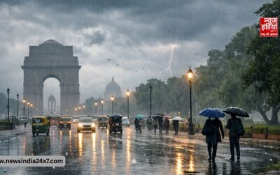 दिल्ली-NCR से कोलकाता तक मौसम ने बदला रंग, तेज हवाओं, बारिश और ओलावृष्टि ने शहरों में बढ़ाई ठंडक