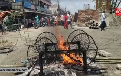 बिहार के अररिया में सनसनी: युवक का बीच सड़क पर सिर काटा, आरोपी को भीड़ ने पीट-पीटकर मार डाला