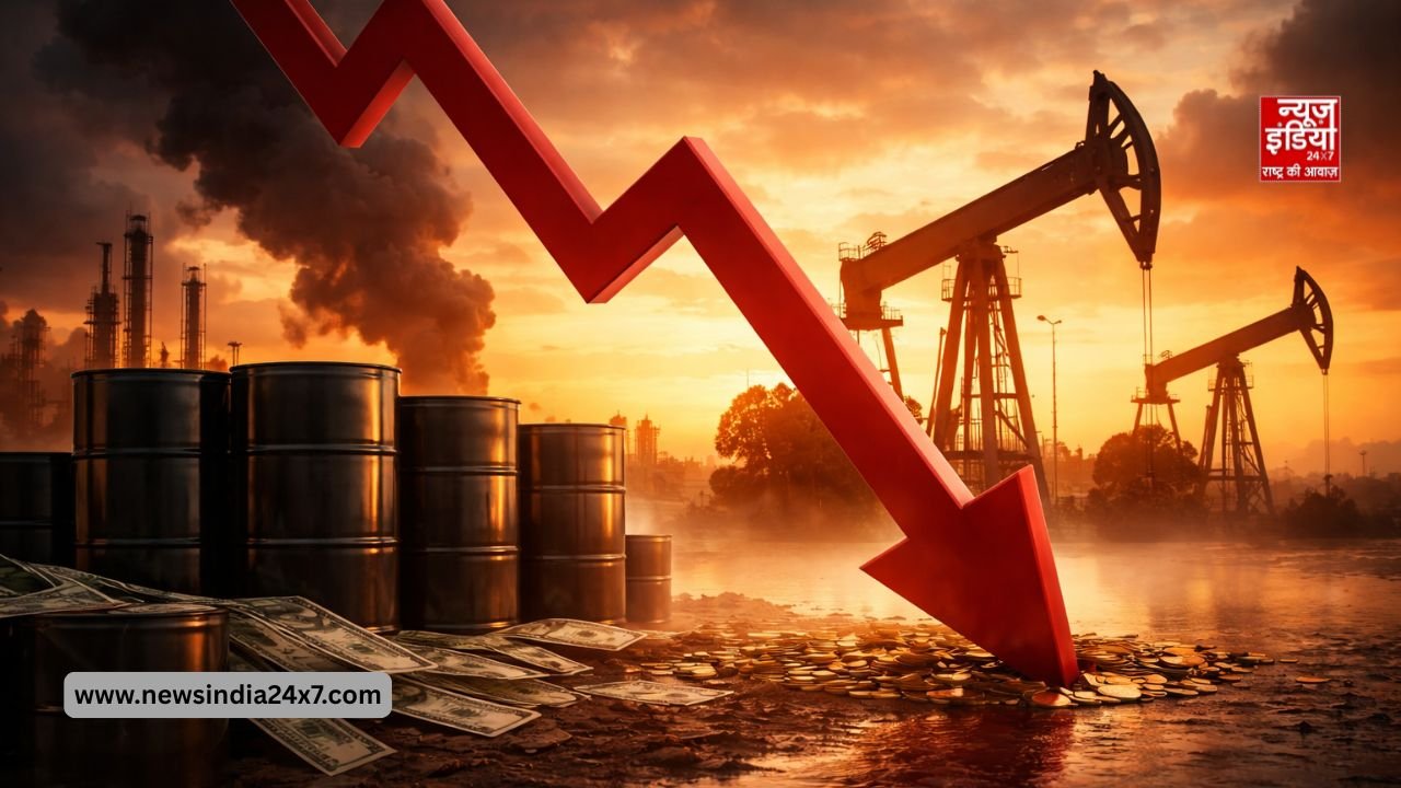 6 साल में पहली बार तेल धड़ाम