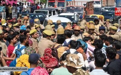 कर्मचारियों का गुस्सा फूटा: नोएडा में प्रदर्शन हिंसक, क्या है पूरा मामला?
