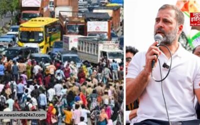 नोएडा के मजदूरों के समर्थन में आए कांग्रेस सांसद राहुल गांधी, कहा- देश के श्रमिकों की यह आखिरी चीख