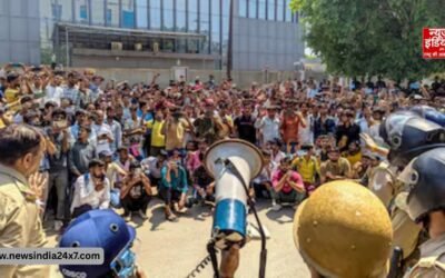 नोएडा के बाद अब भिवाड़ी में भी सड़क पर उतरे श्रमिक, प्रशासन अलर्ट मोड में