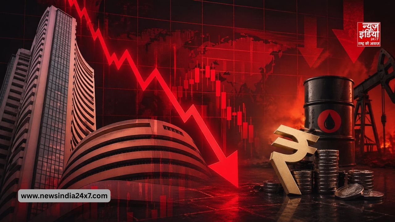 सेंसेक्स-निफ्टी टूटे,