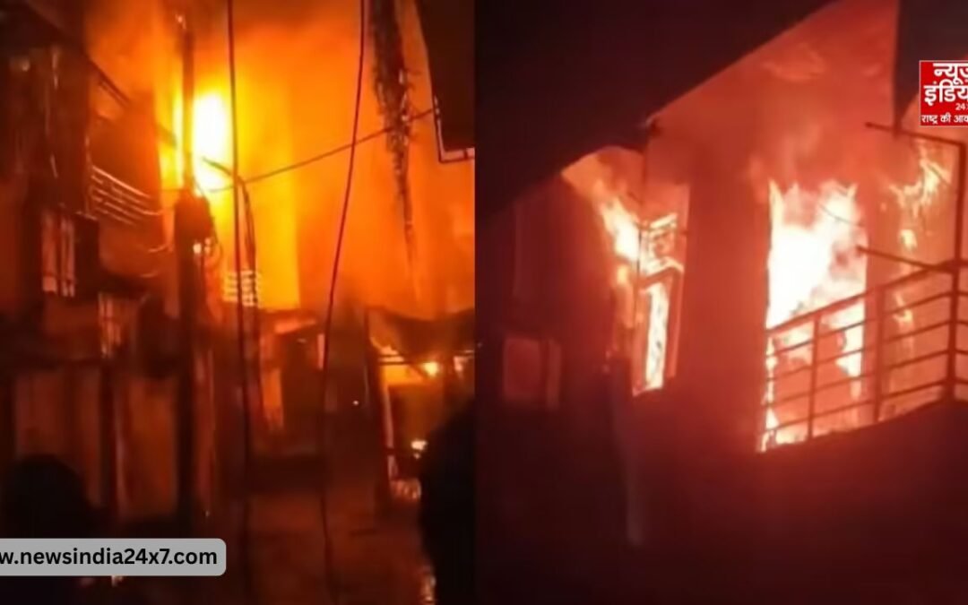 लक्ष्मी नगर में ट्रांसफार्मर ब्लास्ट से आग, 4 इमारतें जलीं; 14 फ्लैट प्रभावित