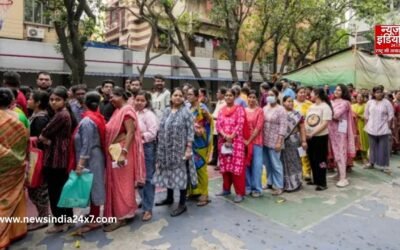 West Bengal Election 2026: बंगाल में 1 बजे तक 61 % वोटिंग, TMC vs BJP आमने-सामने