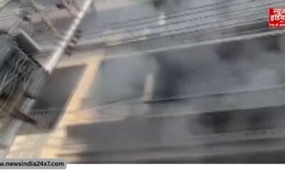 गाजियाबाद के इंदिरापुरम के फ्लैट में लगी आग, मौके पर पहुंचीं दमकल की दो गाड़ियां