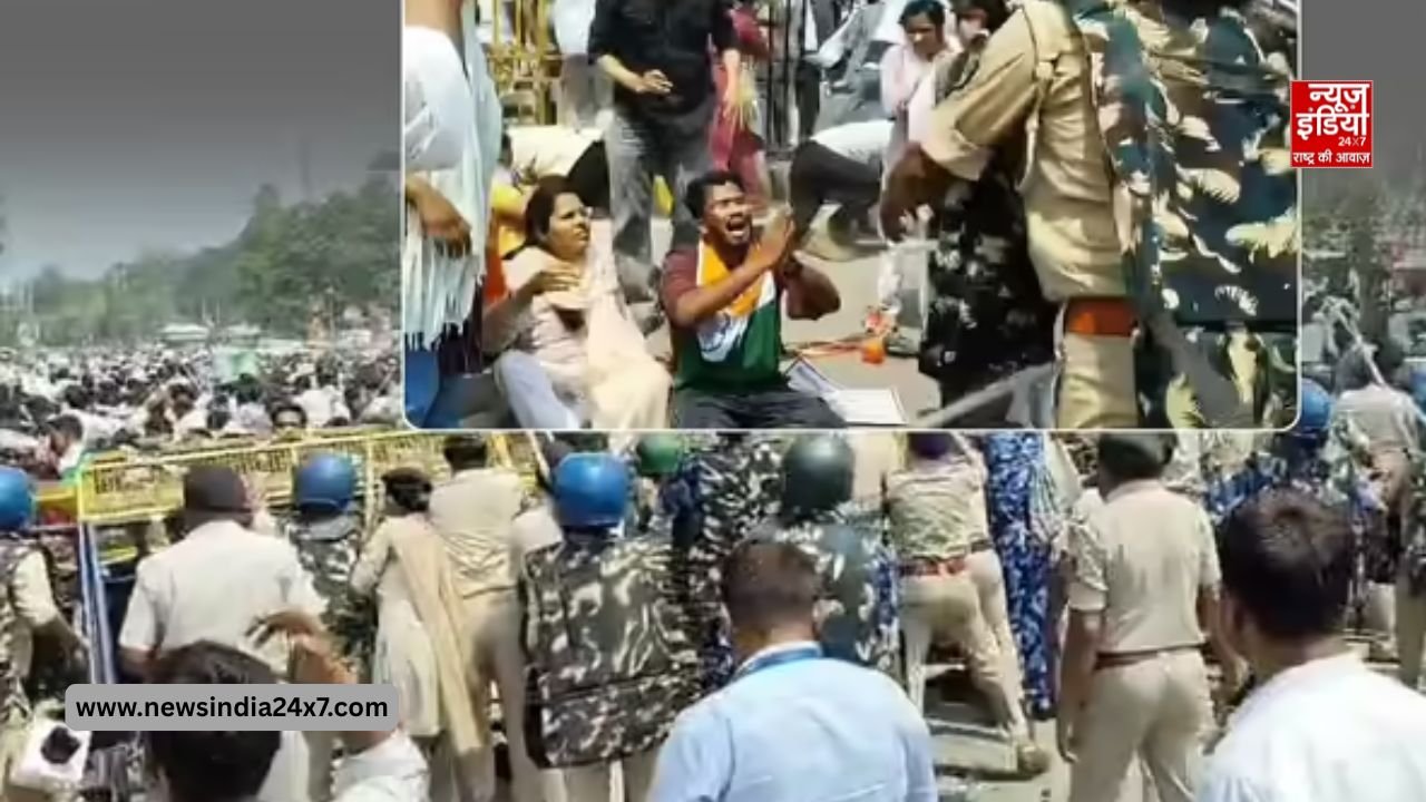 शिक्षक भर्ती की मांग को लेकर सड़कों पर उतरे हजारों अभ्यर्थियों
