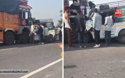 यूपी के लखीमपुर में भीषण सड़क हादसा, ट्रक-मैजिक टक्कर में 10 लोगों की मौत