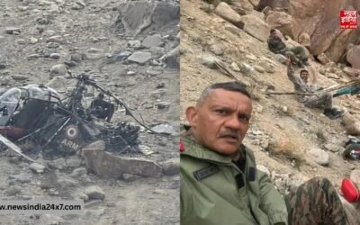 लेह में सेना का चीता हेलीकॉप्टर क्रैश, मेजर जनरल समेत तीन अधिकारी घायल