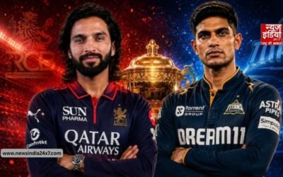 “ट्रॉफी की जंग शुरू! RCB ने टॉस जीतकर गुजरात को पहले बल्लेबाजी पर भेजा”