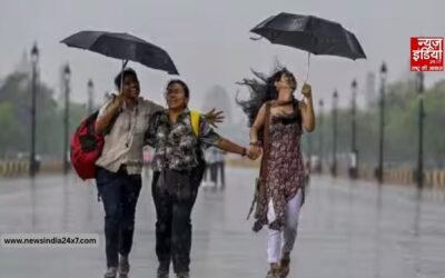 दिल्ली-NCR में मौसम का यू-टर्न, तेज आंधी और भारी बारिश से दिन में छाया अंधेरा
