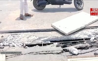 बिहार के बक्सर में नया ओवरब्रिज फेल, 4 दिन में ही आई दरार