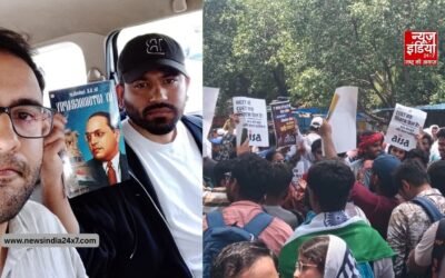 जंतर-मंतर पर Cockroach Janta Party का पहला प्रदर्शन, धर्मेंद्र प्रधान के इस्तीफे की मांग